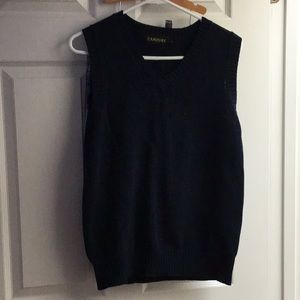Navy sweater vest